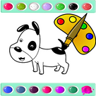 Dogs cute Coloring Pages