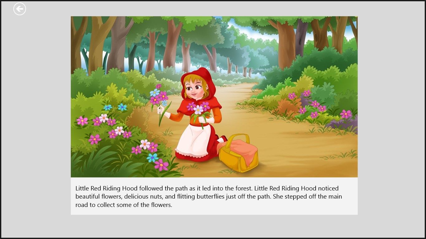 Page from Little Red Riding Hood