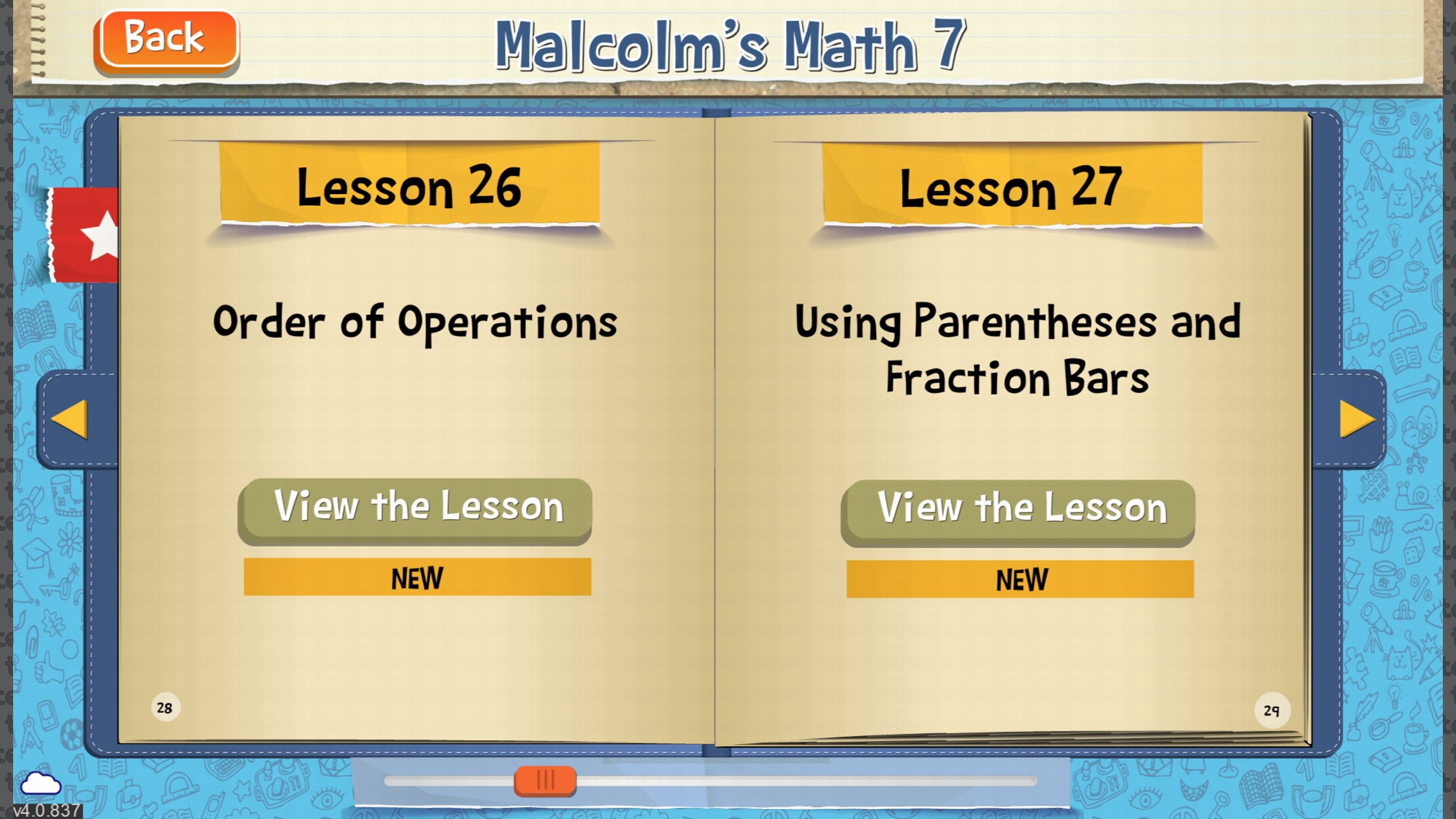 Each lesson covers a core concept with a lecture, and a set of problems to solve.