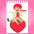 Strawberry Girl Coloring Book