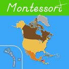 North America - Montessori Geography