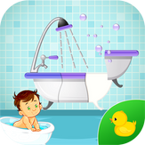 Baby bath puzzle game for kids
