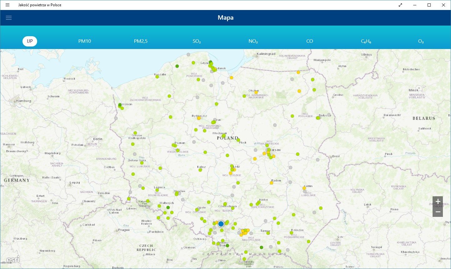 Jakość powietrza w Polsce
