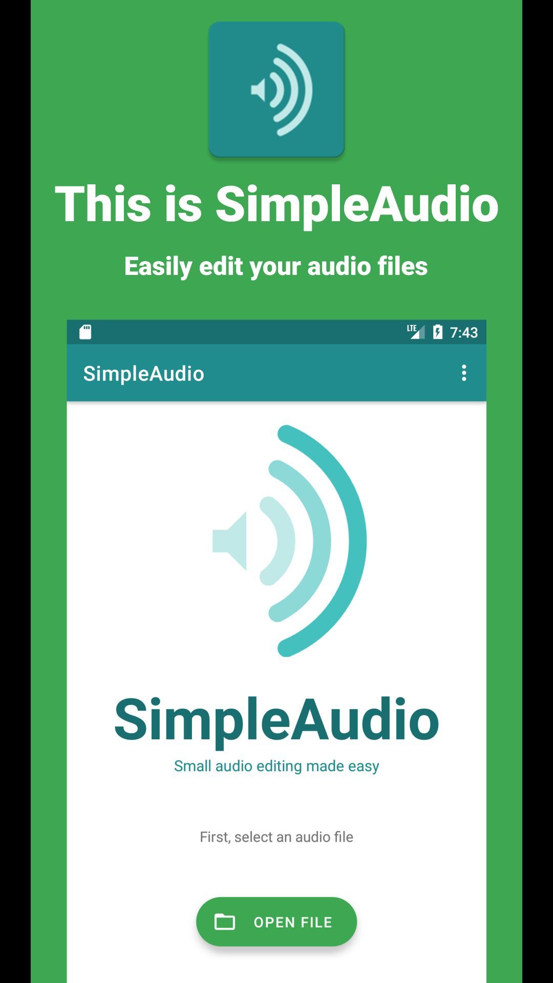 SimpleAudio - Audio editing made easy