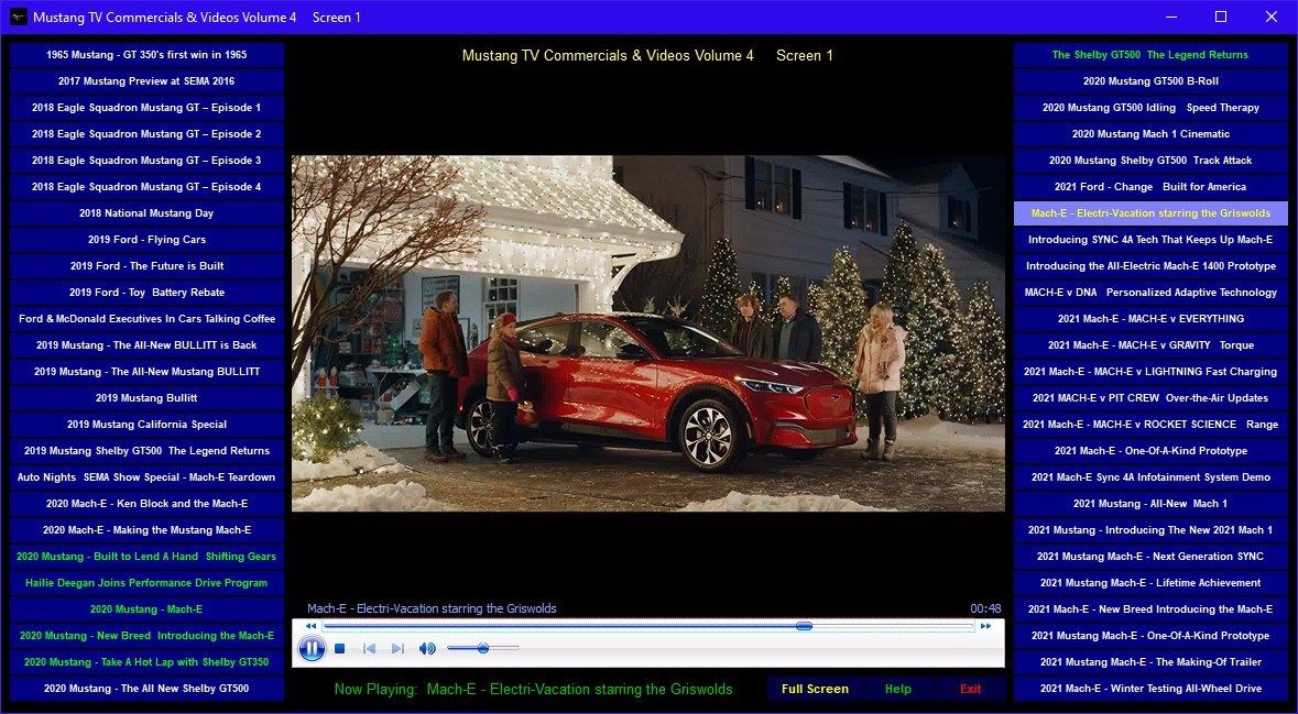 Ford Mustang Commercials and Videos Volume 4