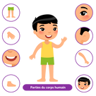 Body parts for kids - French free version