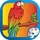 Rainforest Coloring Book For kids ,Coloring Book Pages : Creative & Relaxing - Paint & Crayon Palette - Create Color Art