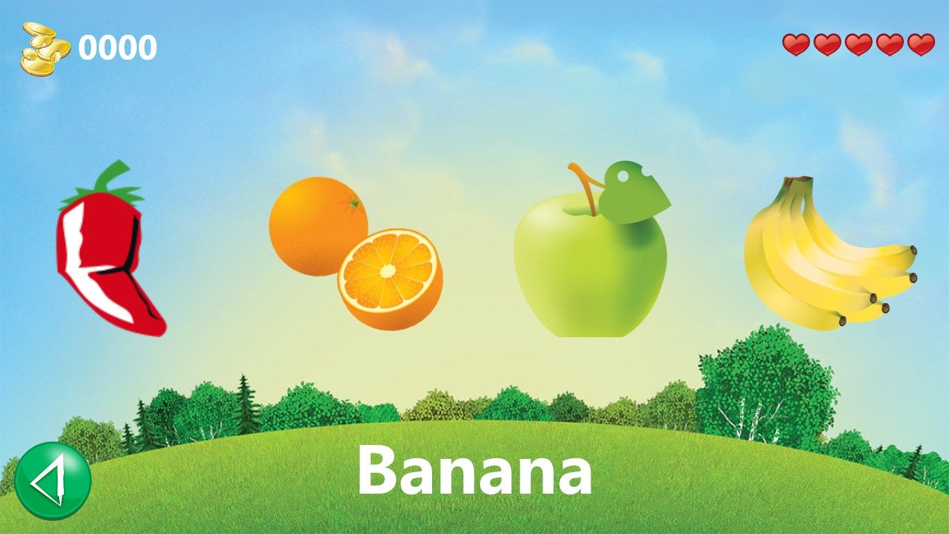 Fruit gaming interface