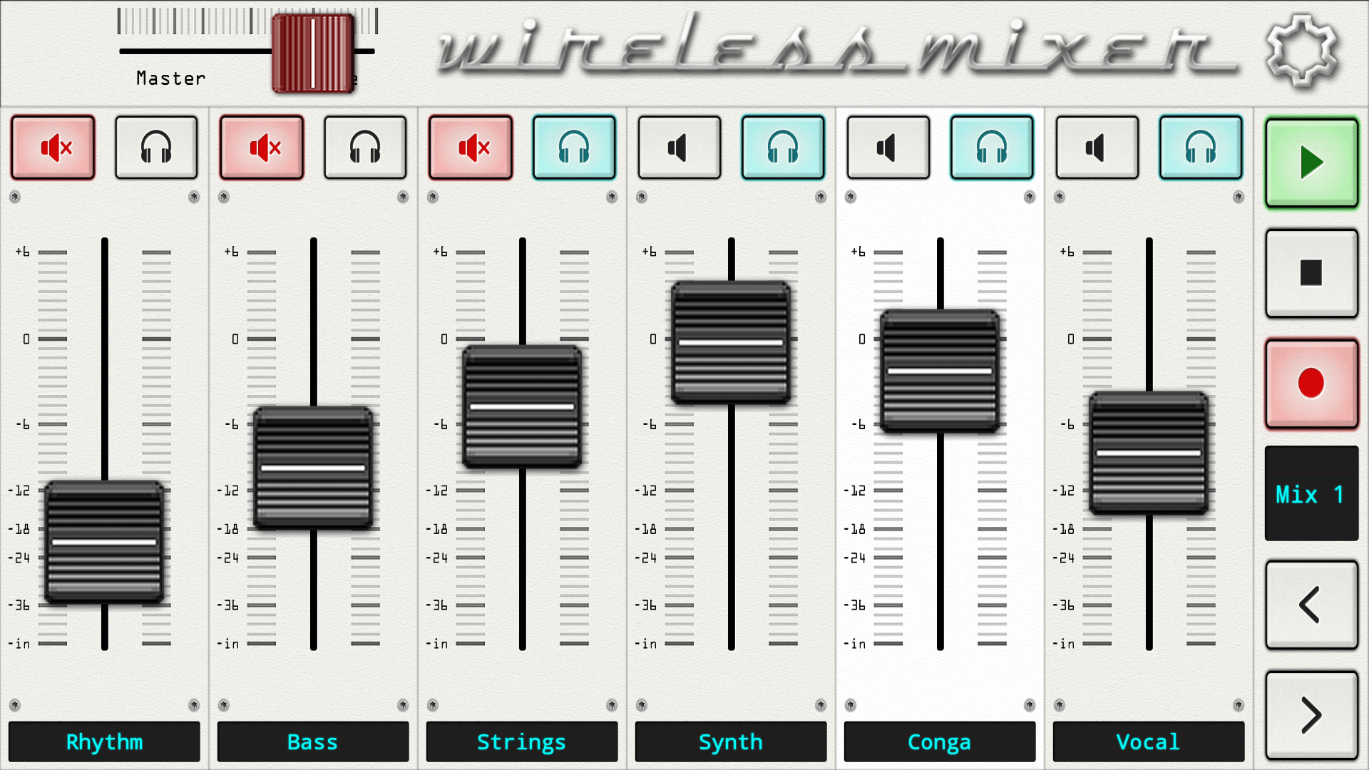 Wireless Mixer - MIDI
