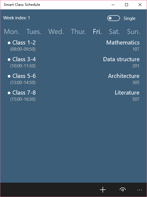 Smart Class Schedule PRO