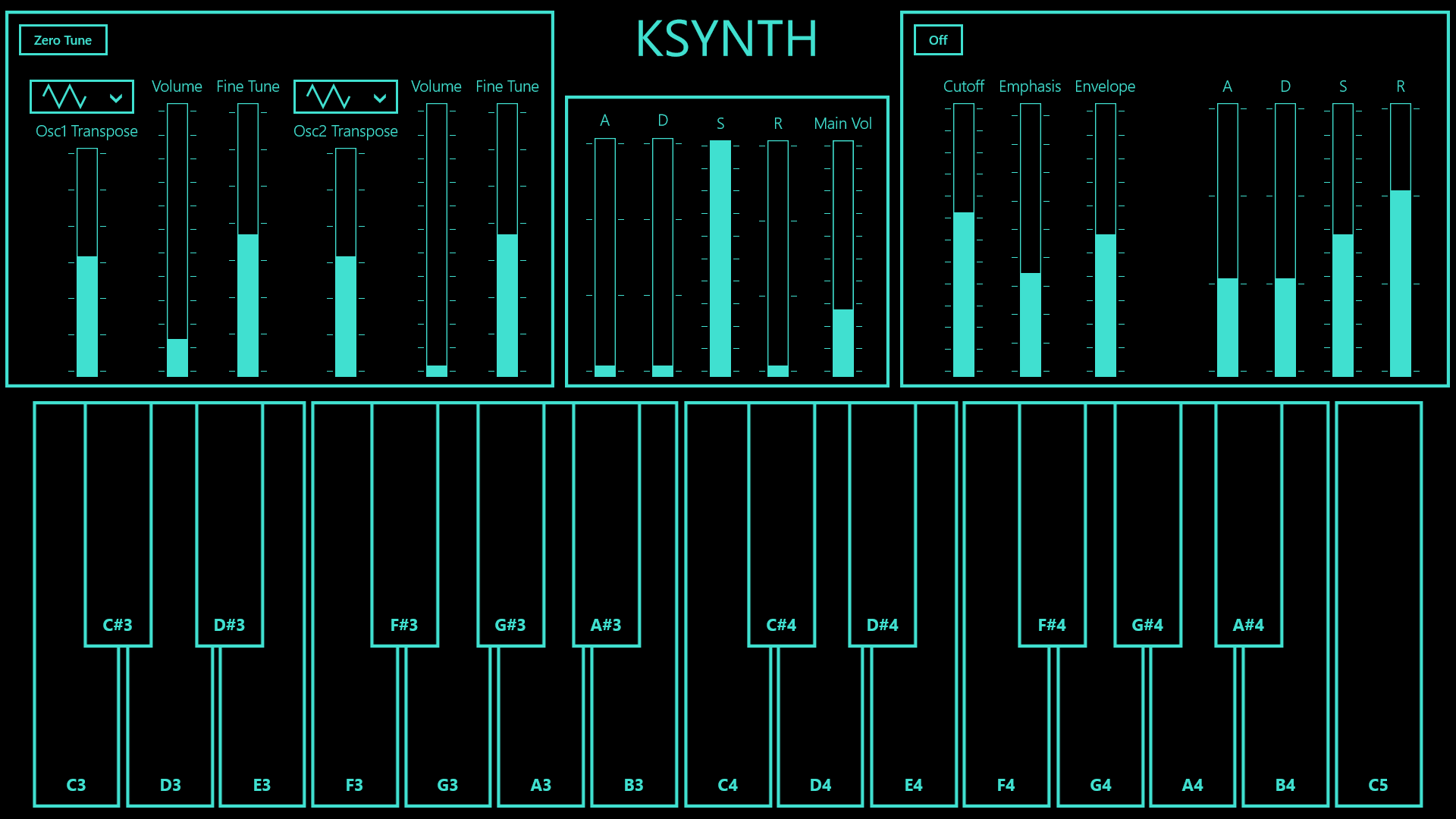 KSYNTH Standard Keyboard