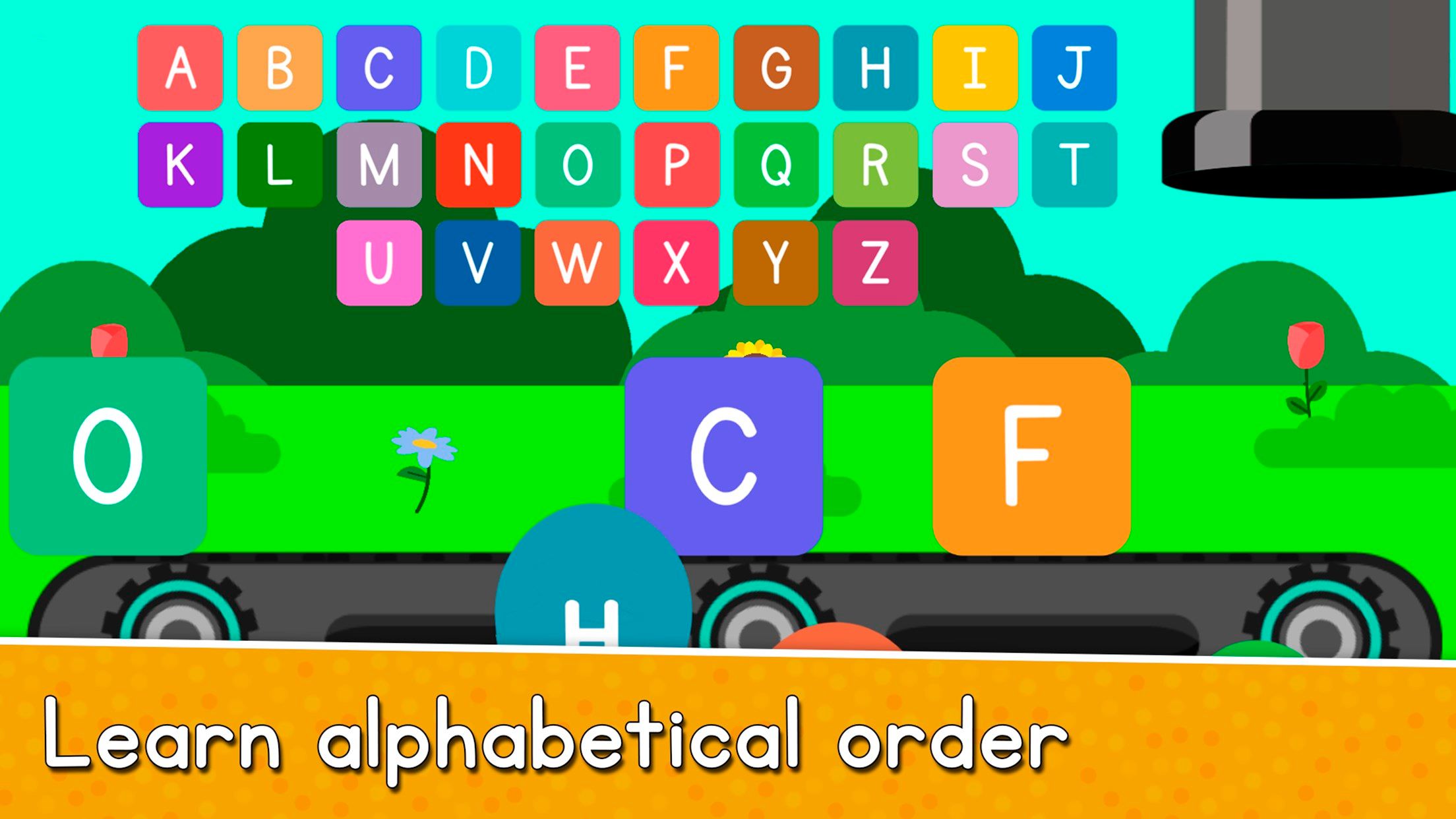 Learn alphabetical order