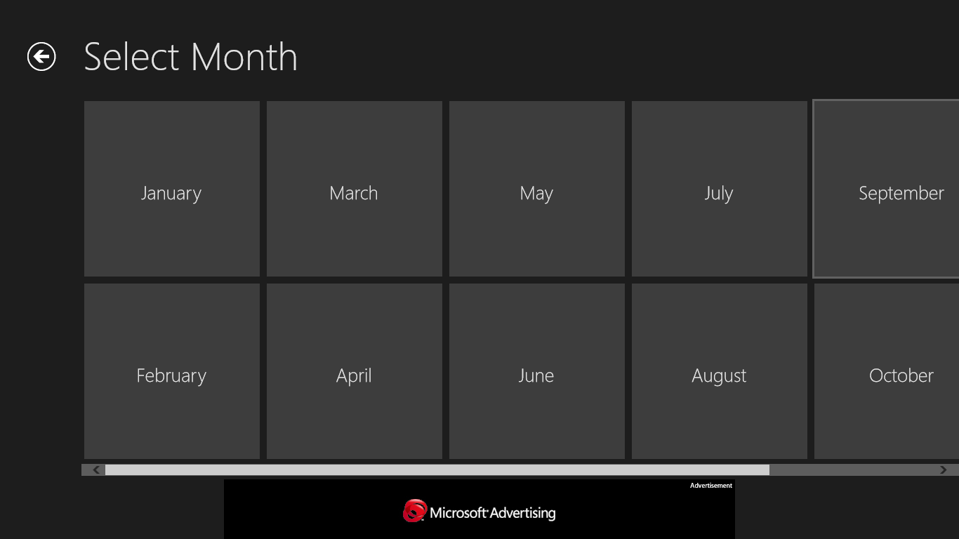 Accidents by month.