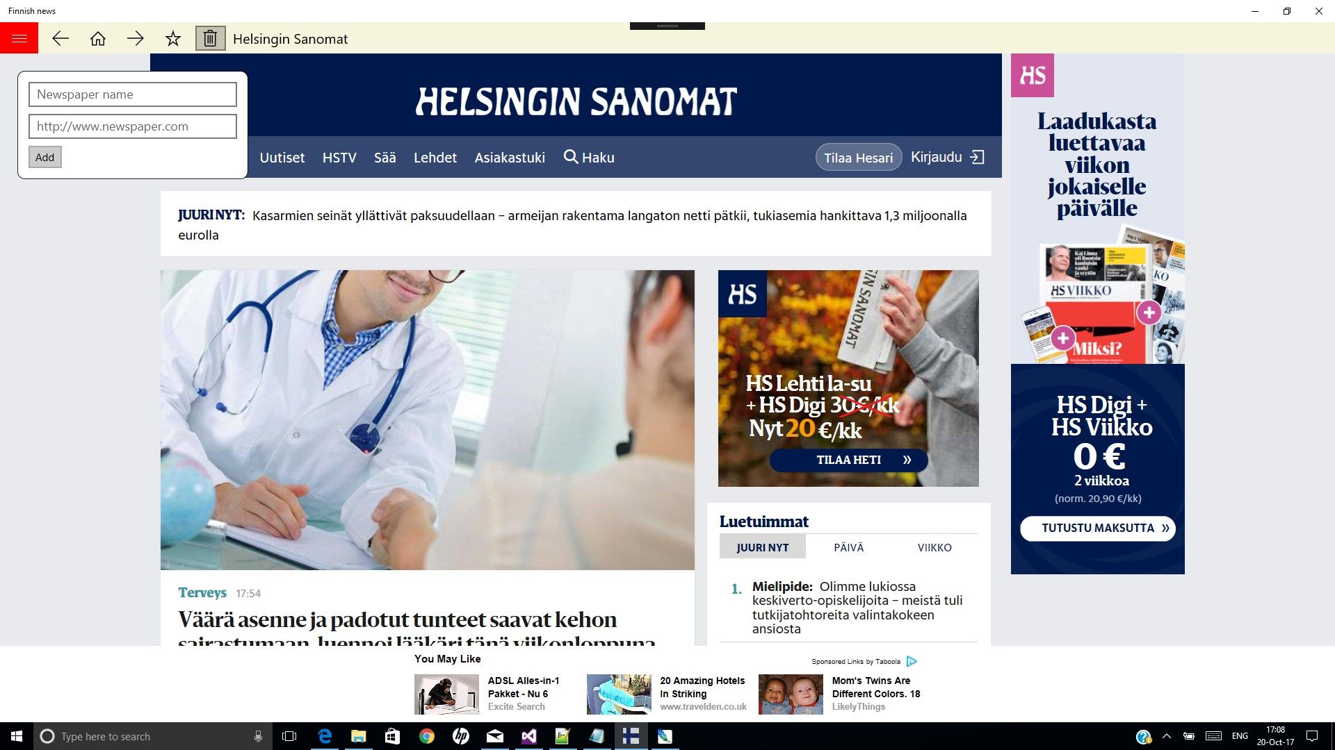 Finnish news