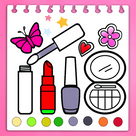 Make Up Coloring Book Fashion and Beauty