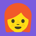 Redhead Emoji Stickers