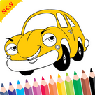 Cars book coloring and drawing