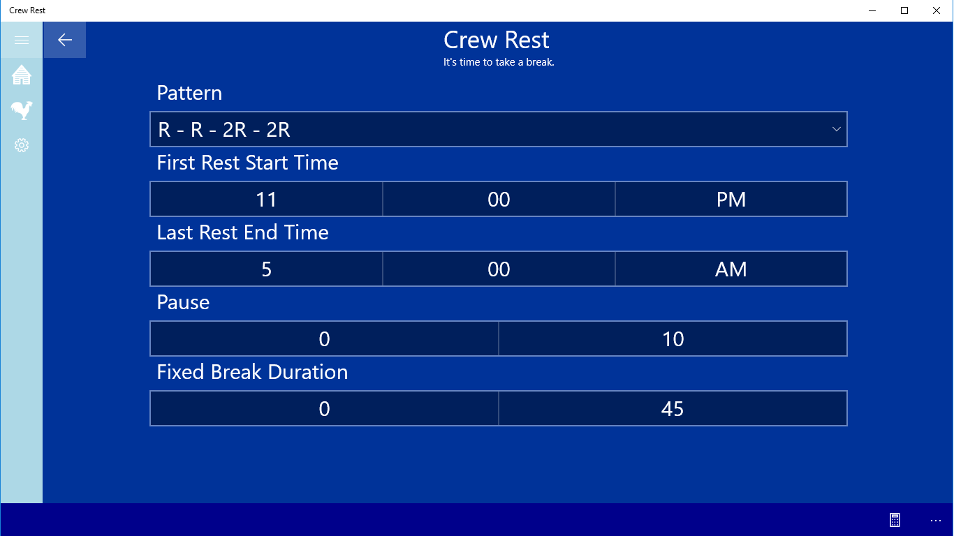 Crew Rest