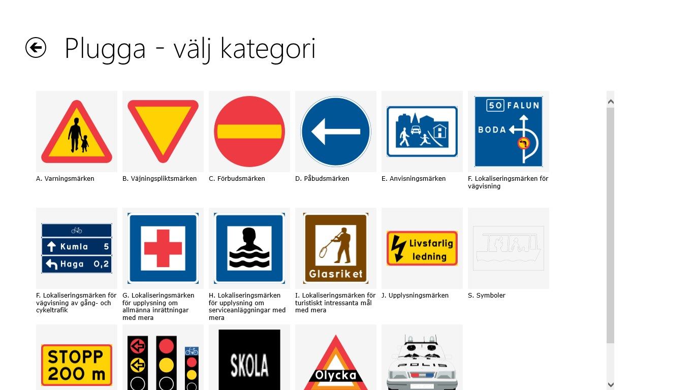 Svenska vägmärken