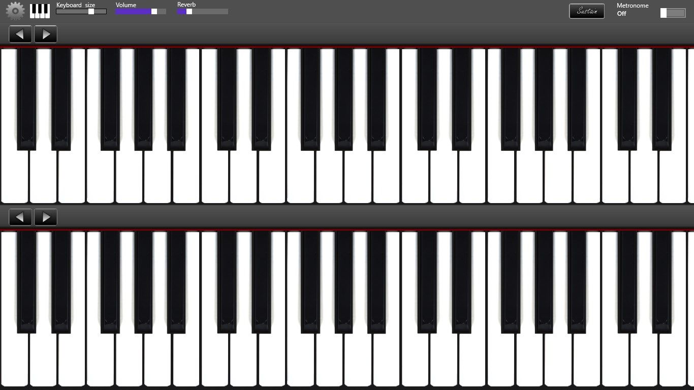 GrandPiano Lite. Two Keyboards