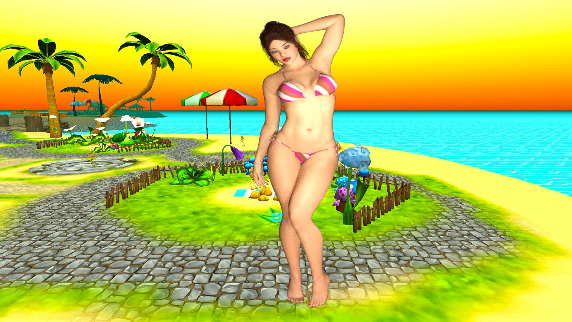 Virtual Island Bikini Beach Dancer [HD+]