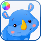 Baby Animals Kids & Family Coloring (A Finger Painting Game)