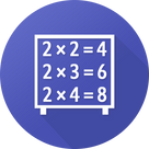 Multiplication table - learn easily