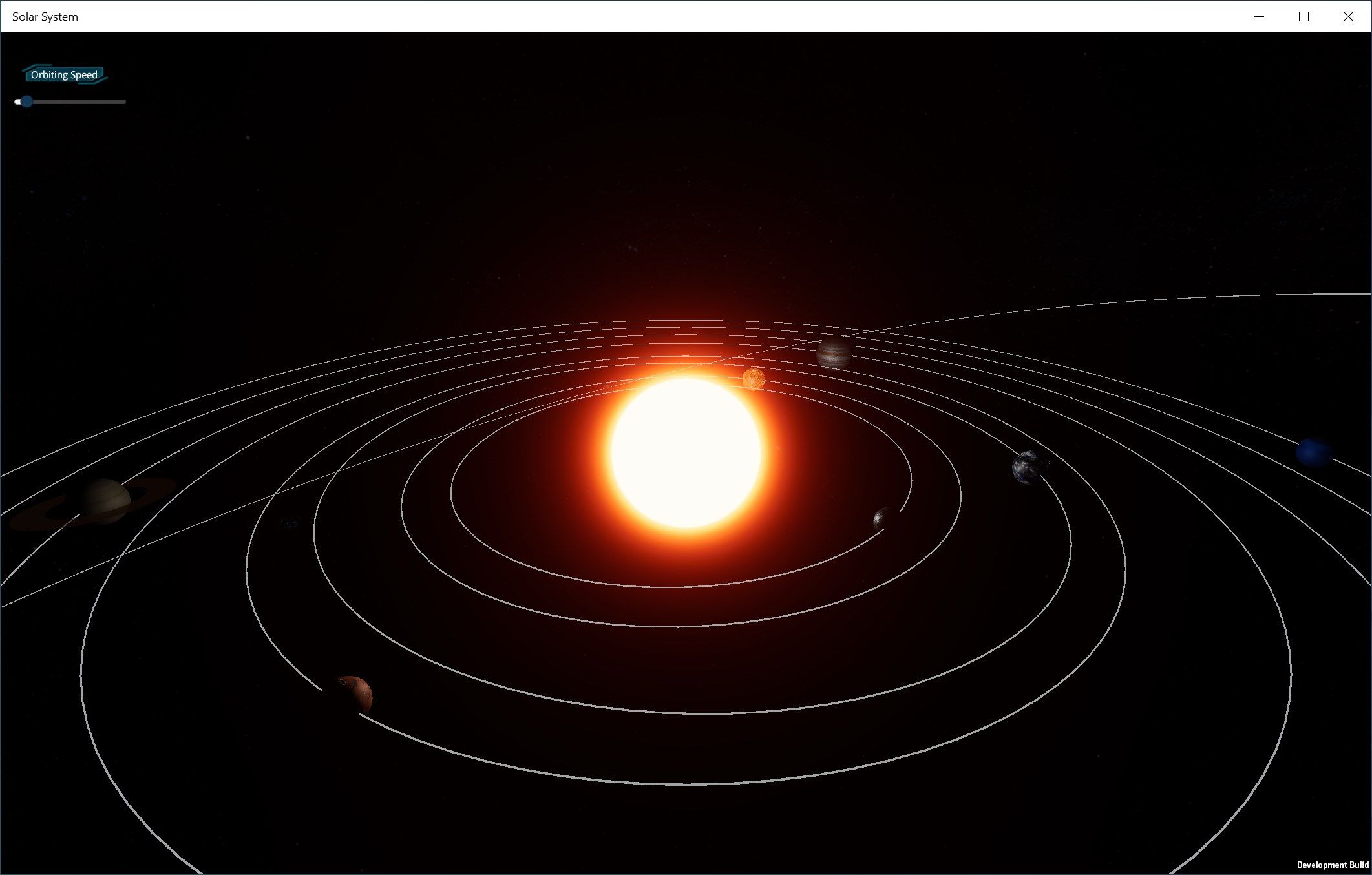 Solar System - 3D overview
