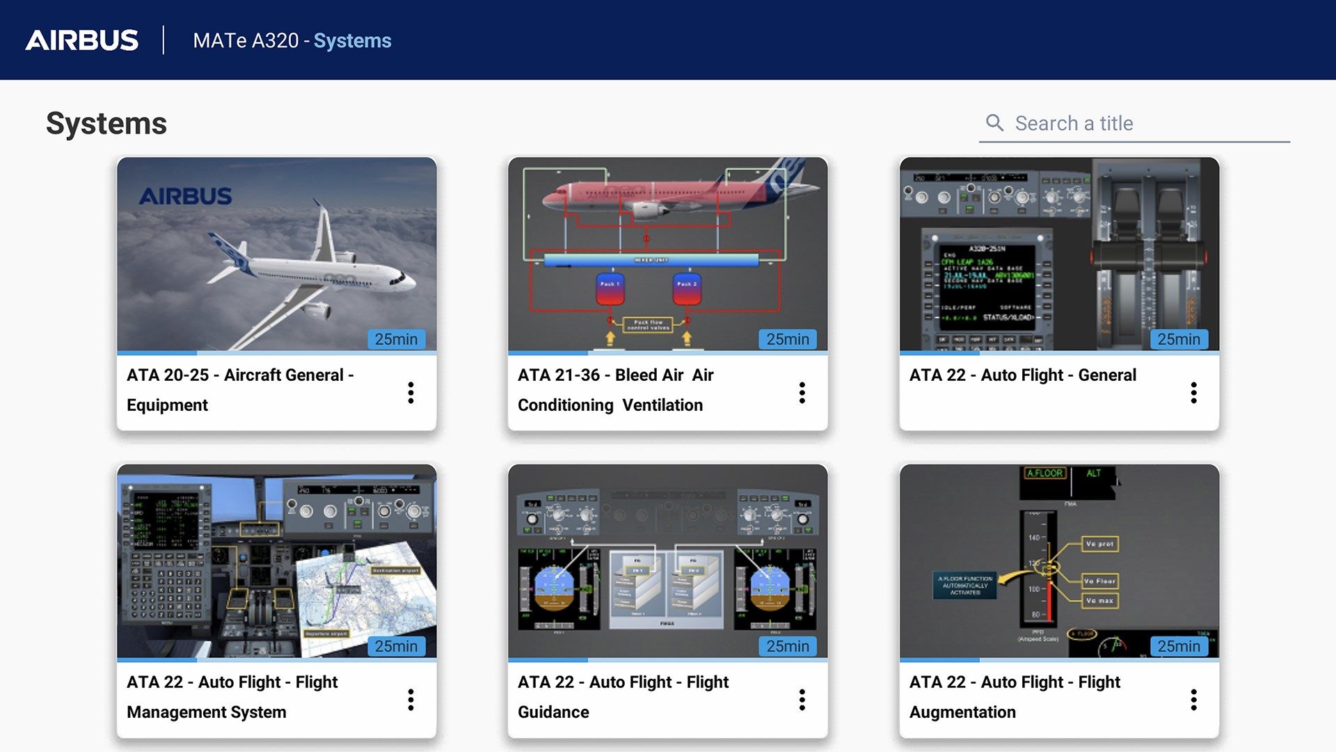 A320 MATe Systems