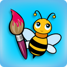 BeeArtist - Learn to Draw Easy. Drawing apps for kids and toddlers. Learning Educational Game.
