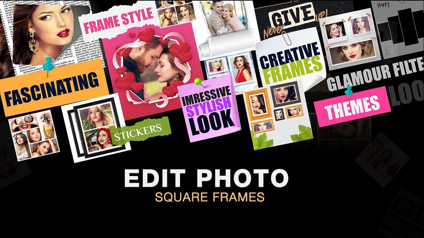 Edit Photo With Square Frames