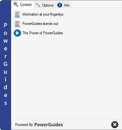 PowerGuides providing how-to videos and documents to end users, where they need it, when they need it