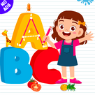 ABC DRAW for Kids : Drawing & Phonics! Alphabet Tracing Preschool