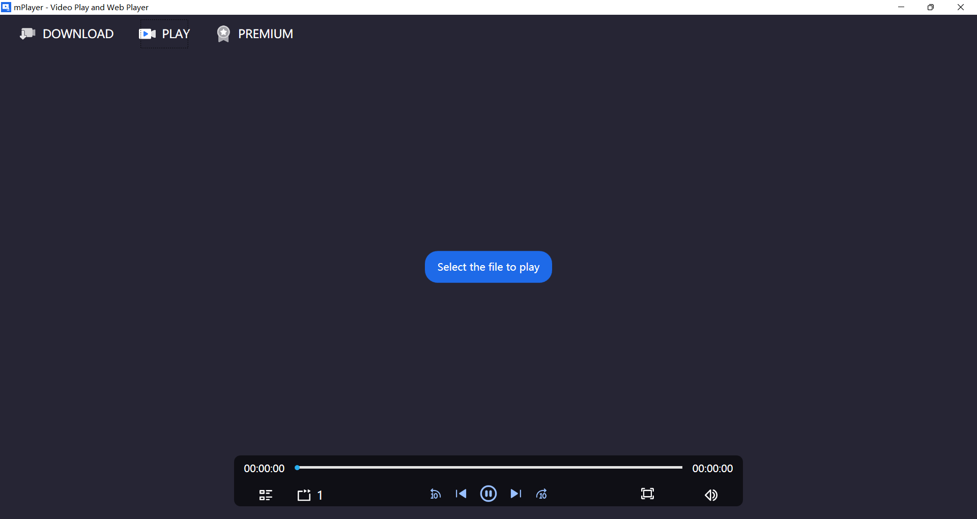 mPlayer - Video Play and Web Player