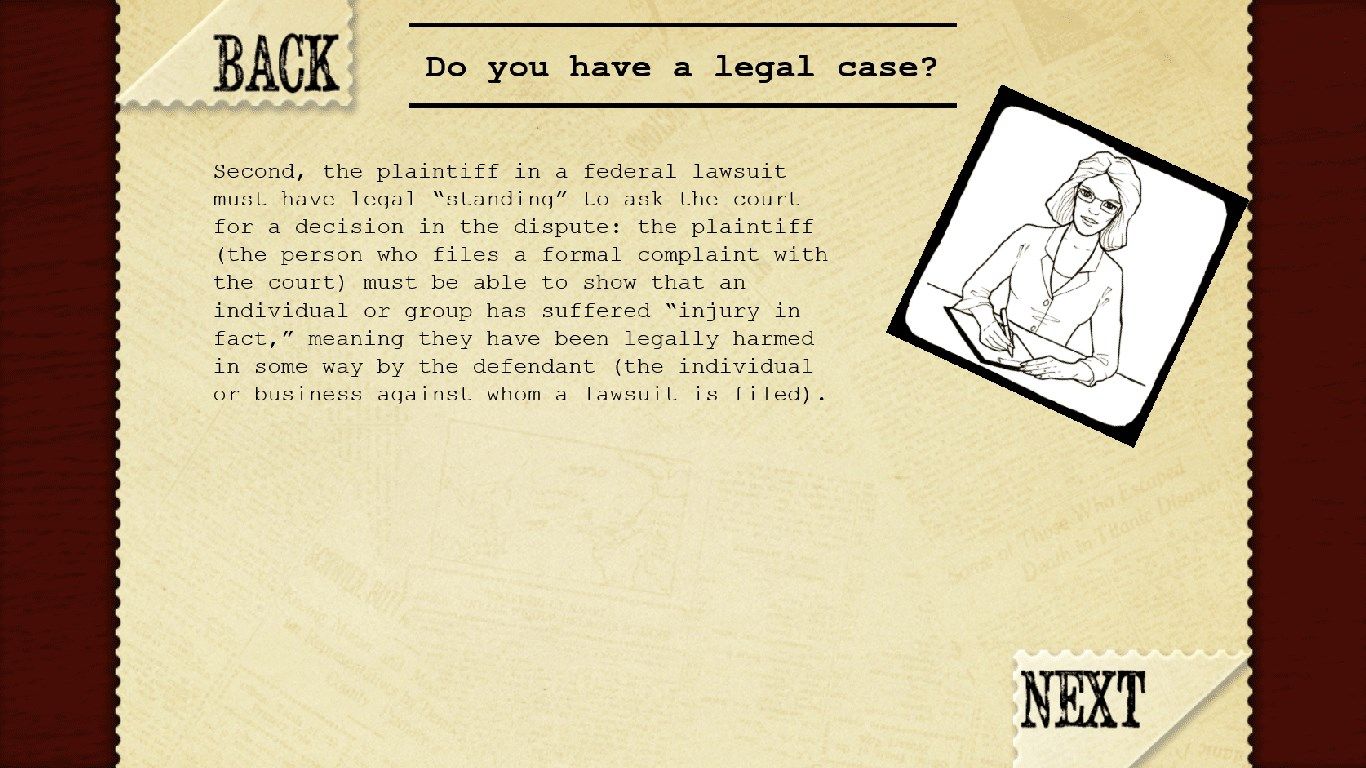 Get legal advice from your lawyer.