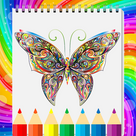 Mandala Butterfly Coloring Book