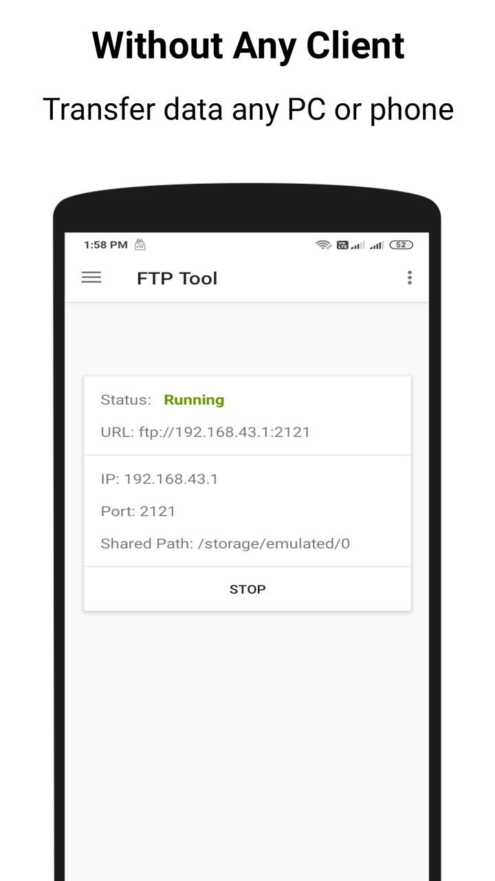 FTP Tool - File Transfer, Ftp Server & Ftp Client