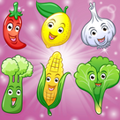 Fruits and Vegetables for Toddlers and Kids : discover the food !
