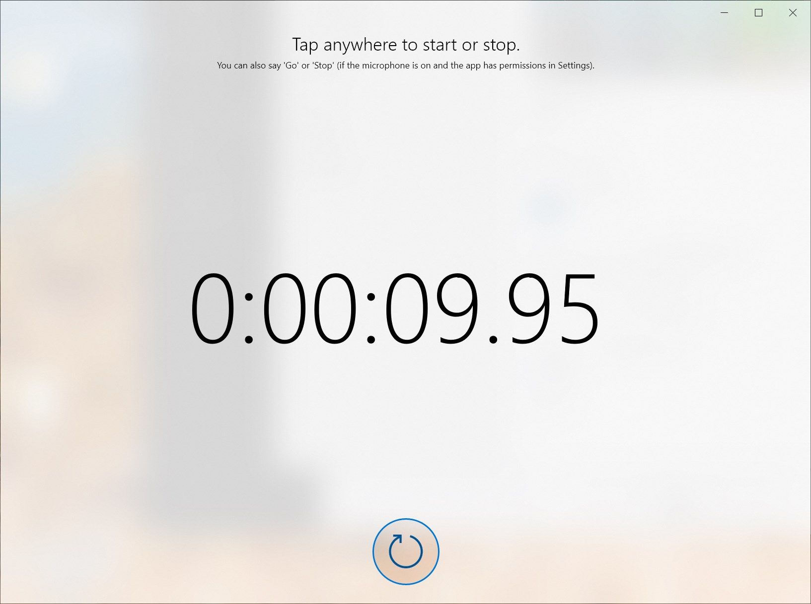The Simple Stopwatch