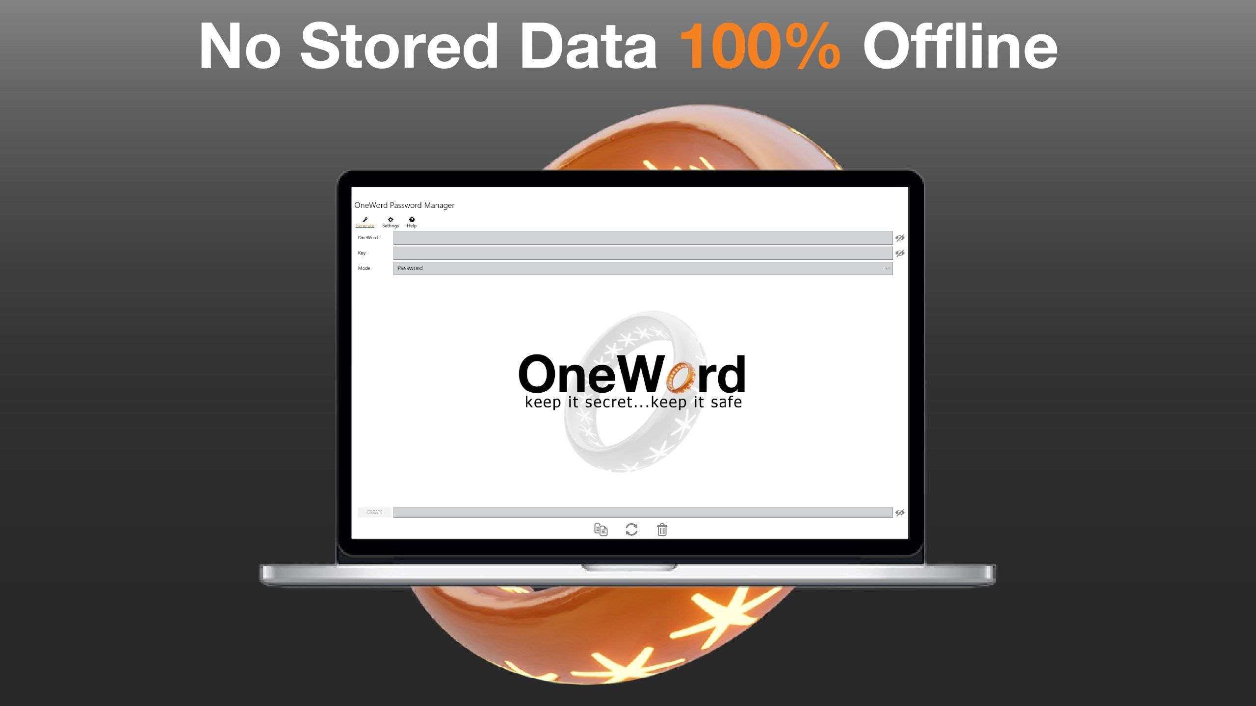 OneWord Password Manager