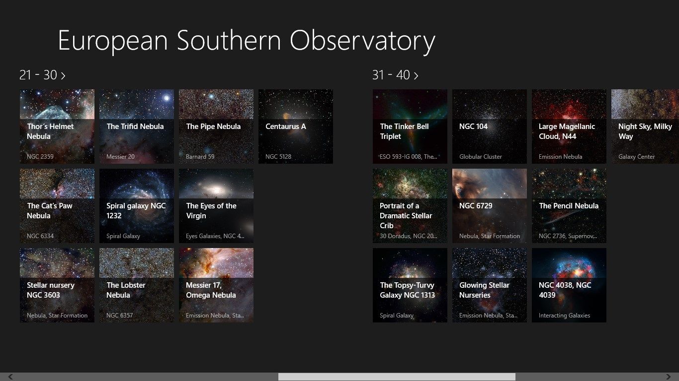 European Southern Observatory Main view