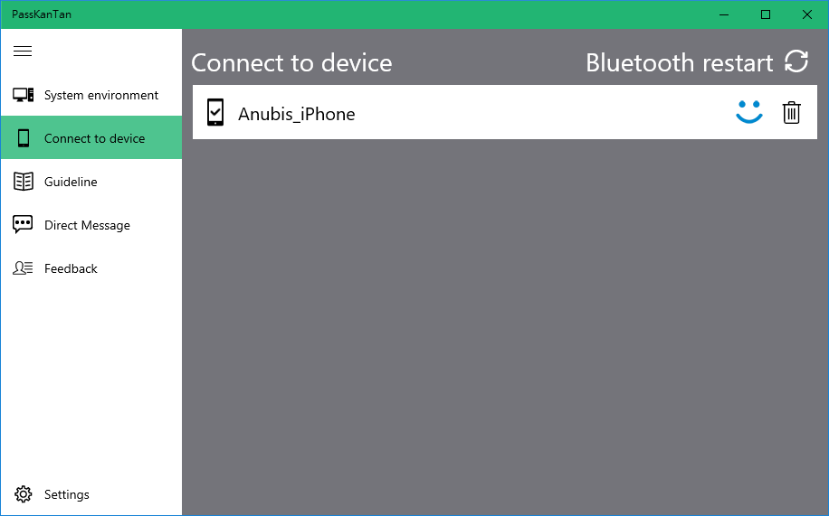 Connect to device