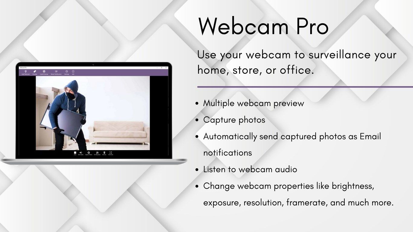 Webcam Pro Features