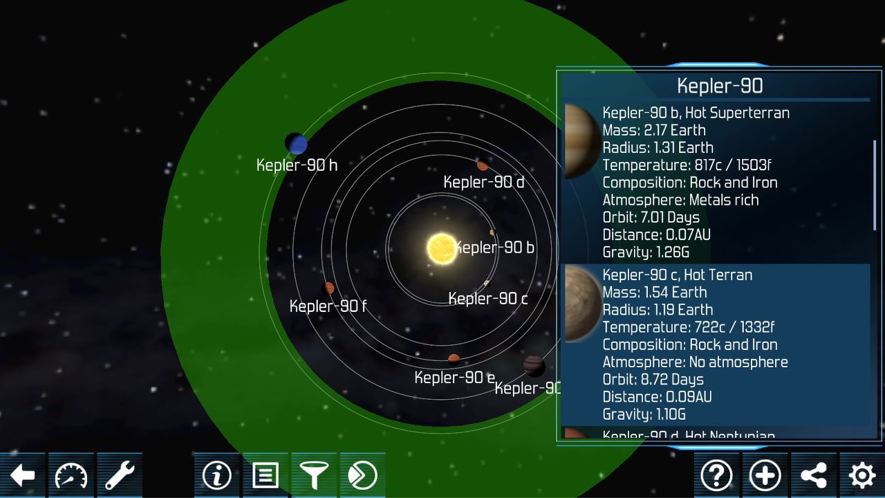 Exo planet Explorer - 3D space simulator