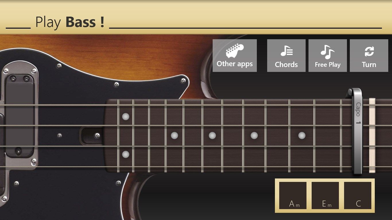 Guitar capo (in-app purchase)
