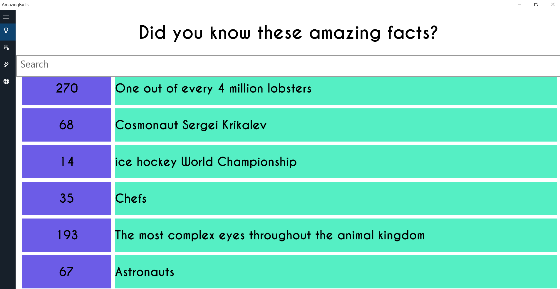 Amazing facts-Did you know?
