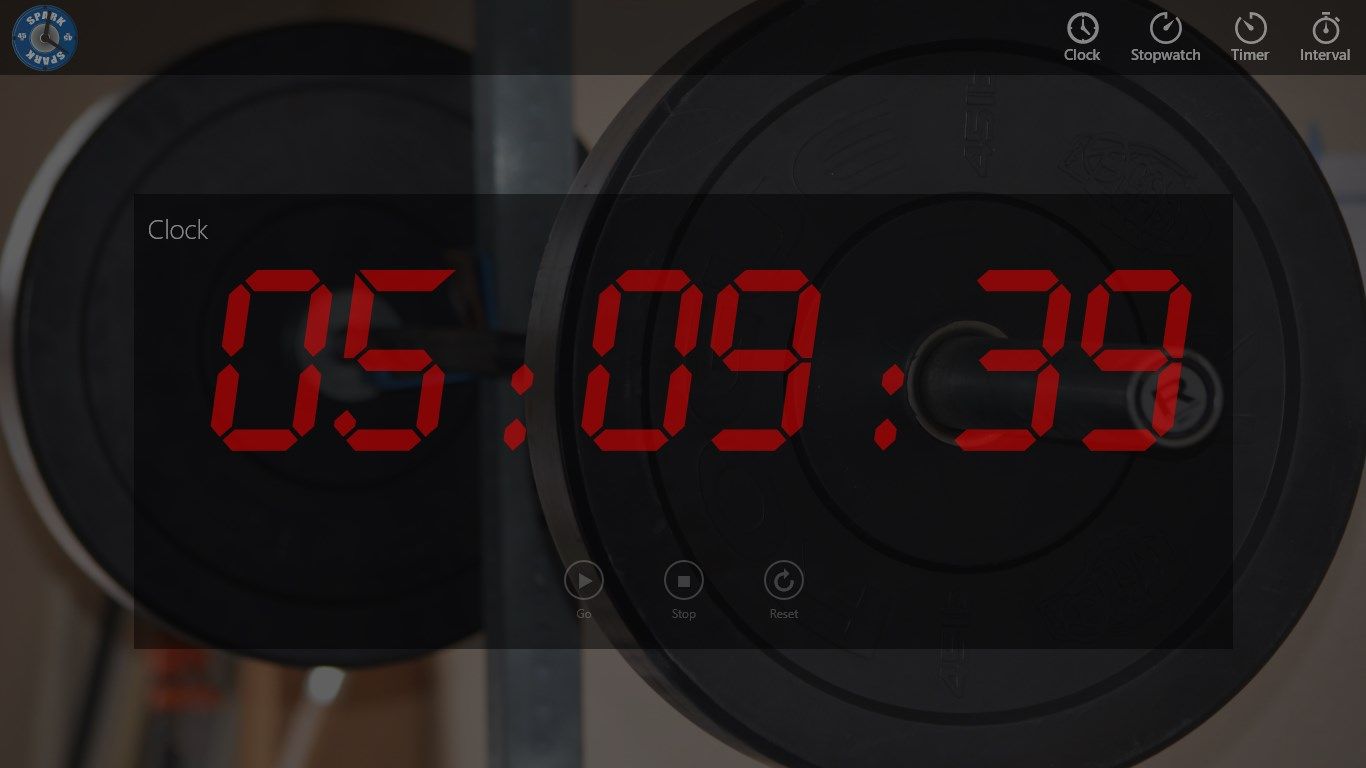 Clock displaying time of day