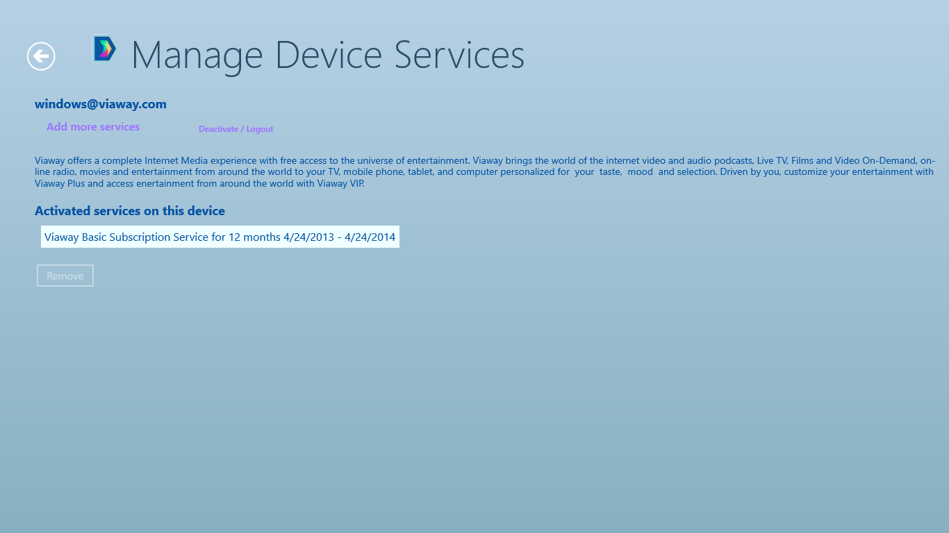 Manager your device services