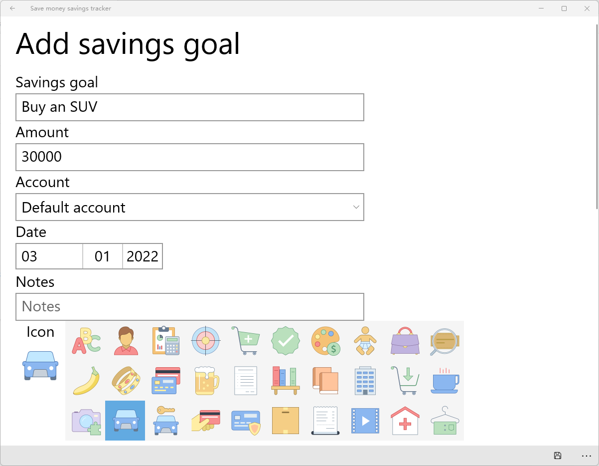 Save money savings tracker - Piggy bank, money savings plan