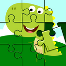 Puzzles for Kids 2-4 Year Olds: Dinosaur & Animals Jigsaw Puzzle